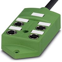 Коробка датчика и исполнительного элемента SACB-4/ 4-10,0PUR SCO | код 1516975 | PHOENIX CONTACT