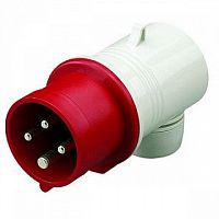Вилка кабельная угловая IP44 16A 3P+E+N 400В (упак. 10шт) | код. DIS2211637 | DKC