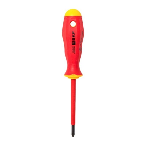 Отвертка Professional PZ-FL1х80мм VDE 1000В | код pz-fl-1-80-pro-in | EKF