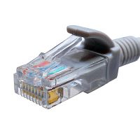 Патч-корд U/UTP кат.5E 4х2х26AWG (7х0.16мм) Cu LSZH сер. 1м | код 10-0142 | SUPRLAN