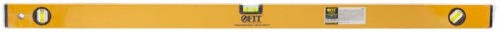 Уровень ''Стайл'', 3 глазка, желтый усиленный корпус, фрезерованная рабочая грань, шкала, Профи 1000 мм | код 18210 | FIT фото 3