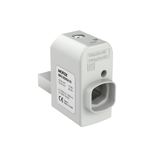 Коннектор SR95ML 1xAl/Cu, 16_95mm?, 230/180A Al/Cu, 690V, левосторонний, измерительный | код MAC9508A10 | MOREK