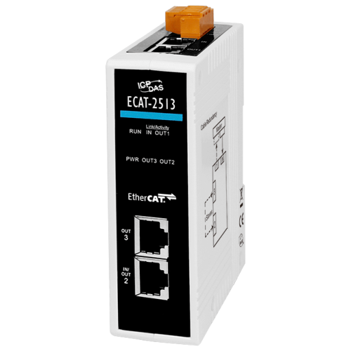 ECAT-2513 CR 1 IN 3-OUT EtherCAT Junction Slave Module (RoHS) | код 00-06128453 | ICP DAS