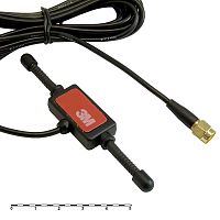 Антенна GSM RUICHI JCYJ9018, 3 м, кабель RG 174, разъём SMA-P | код 83677 | Ruichi