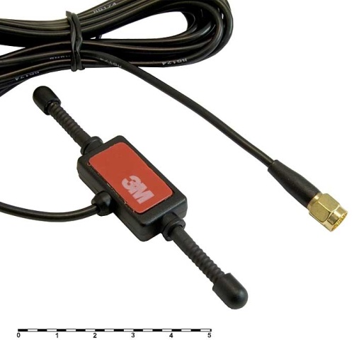 Антенна GSM RUICHI JCYJ9018, 3 м, кабель RG 174, разъём SMA-P | код 83677 | Ruichi