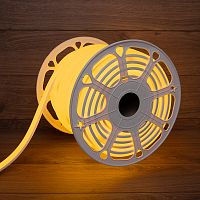 Гибкий неон LED SMD, форма – D, 16х16 мм, желтый, 120 LED/м, бухта 50 м | код 131-081 | NEON-NIGHT