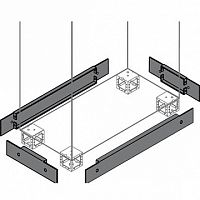 Фланцы цоколя боковые 100x500мм² ВхГ (2шт) | код. ZN5000 | ABB