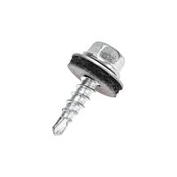Саморез кровельный 4,8х19мм, цинк, короб (250 шт/уп) KRANZ | код 1201-4819-3 | KRANZ