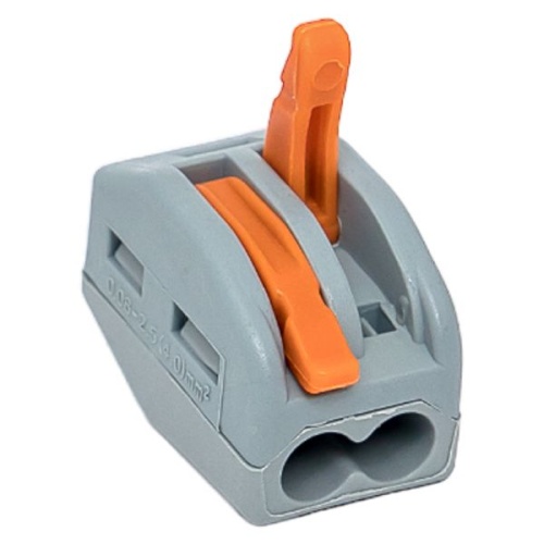 Клемма СМК 222-412 с рычагом 2 отверстия блистер EKF PROxima | код plc-smk-412b-20 | EKF фото 4