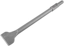 Зубило для молотка отбойного широкое НЕХ 30х75х410 мм | код 33410 | FIT