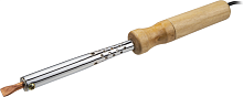 Паяльник 80 845 OSE-Pes01-80W-CP дерево; клин прямой ОНЛАЙТ 80845