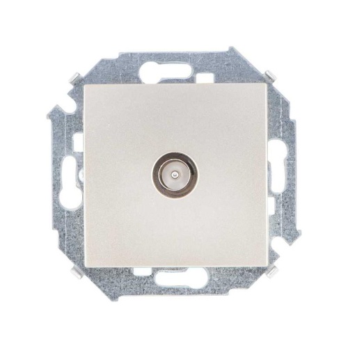 Розетка без заземления 2Р 16A 250В цвета графит S15 | код 1591431-038 | Simon