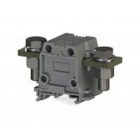 304 300, Силовой клеммник на DIN-рейку 95 мм.кв., болт., (серый), AVK95 B | код 0.0.0.3.04300 | KLEMSAN