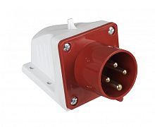 Вилка 514 стационарная 3Р+РЕ 16А 380В IP44 HLT | код 083-03-41 | HLT