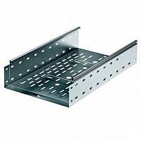 Лоток перфорированный 400х100 L 3000, цинк-ламельный (упак. 6м) | код. 35345ZL | DKC
