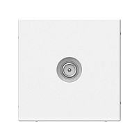 Розетка телевизионная проходная TV ArtGallery 4дБ механизм бел. | код GAL000192 | Systeme Electric