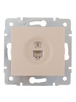 KARINA Розетка телефонная евро крем (10шт/120шт) | код 707-0388-137 | Lezard