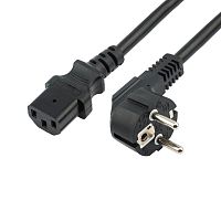 Шнур сетевой Евро 0.75кв.мм 1.8м (PE) (с заземлением) | код 11-1121 | Rexant