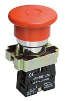 Кнопка LAY5 22 мм² 660/440В, IP40, Красный | код. BBG80-BT-K04 | IEK