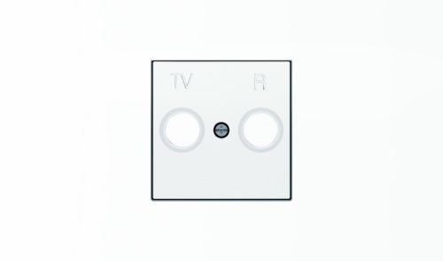 Накладка для TV-R розетки, серия SKY, цвет альпийский белый 8550 BL | код 2CLA855000A1101 | ABB