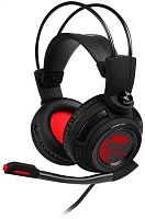 Наушники с микрофоном MSI DS502 черный 2м накладные USB оголовье (S37-0400120-SV1) | код 1997781 | MSI