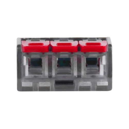 Клемма СМК 221-413 3 отверстия 0,2-4,0 мм2 блистер (5шт,) PROxima | код plc-smk-221-413b | EKF фото 5