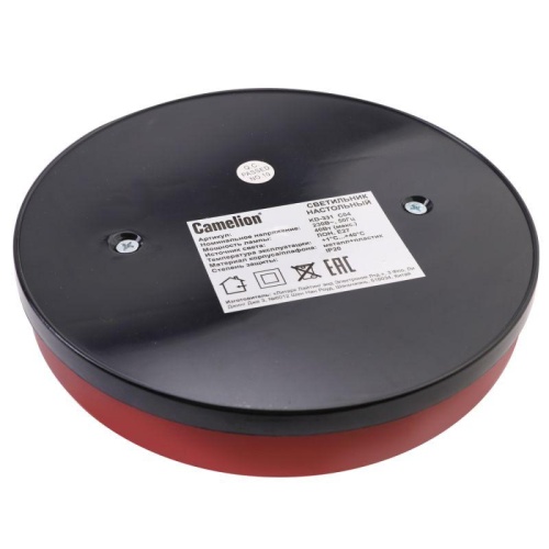 Светильник KD-331 C04 настол. 230В 40Вт красн. E27 Camelion 12792 фото 10