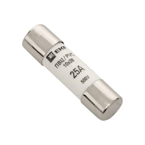 Плавкая вставка цилиндрическая ПВЦ (10х38) 25А PROxima | код pvc-10x38-25 | EKF фото 2