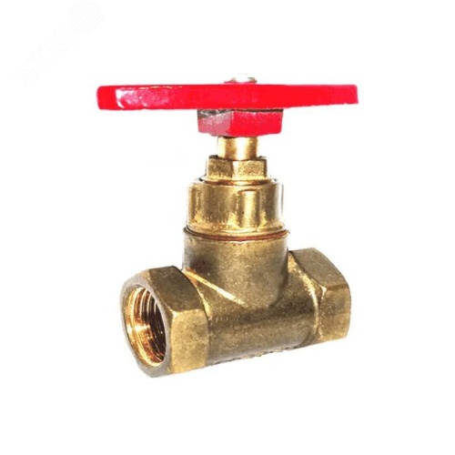 Клапан запорный латунь 15б1п Ду50 Ру16 муфтовый | код ZW20021 | Цветлит