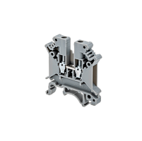 Клемма винтовая проходная, 4 мм2, серая MTU-4 | код 54688| MEYERTEC