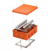 Коробка огнестойкая для о/п 40-0320-FR2.5-28 Е15-Е120 RAL2004 200х150х75 (5 шт/кор) Промрукав | код 40-0320-FR2.5-28 | ПРОМРУКАВ