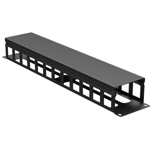 Организатор кабельный с крыш/отв 19 2U, 60 мм RAL9005 | код R5CPF1962HEB | DKC