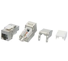 Вставка KJ9-8P8C-C5e-90-SH-F Keystone Jack RJ-45(8P8C) категория 5e экраниров (KJ9-8P8C-C5e-90-SH-F) | код 432598 | Hyperline