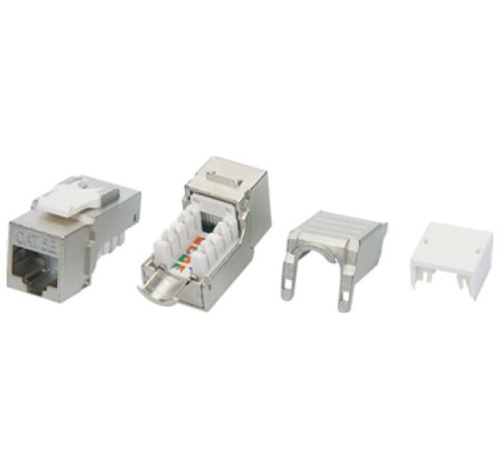 Вставка KJ9-8P8C-C5e-90-SH-F Keystone Jack RJ-45(8P8C) категория 5e экраниров (KJ9-8P8C-C5e-90-SH-F) | код 432598 | Hyperline
