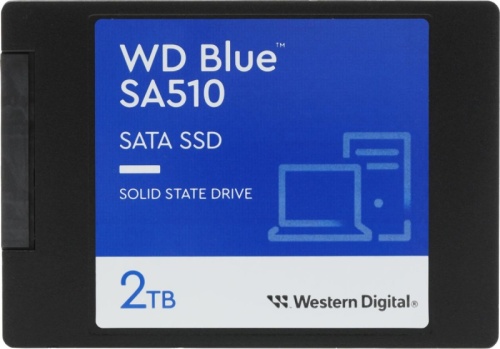 Накопитель SSD WD S SATA-III 2TB WDS200T3B0A Blue SA510 2.5 | код 1983279 | WD