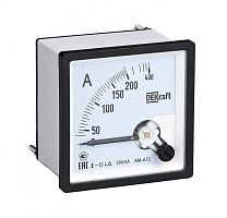 Амперметр аналоговый 400/5А AC 96х96мм КТ 1,5 трансф. подкл. | Код. 50235DEK | DEKraft
