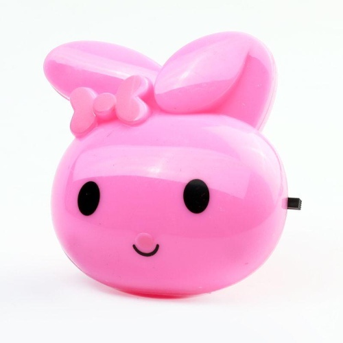 Светильник светодиодный NL-233 "Заяц" 220В ночник с выкл. розов. Camelion 13808 фото 2