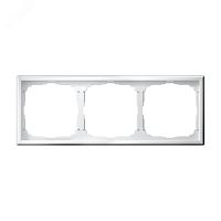 Рамка 3-м ArtGallery универс. бел. | код GAL000103 | Systeme Electric