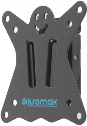 Кронштейн для телевизора Kromax CASPER-100 черный 10-32 макс.25кг настенный фиксированный | код 877496 | KROMAX