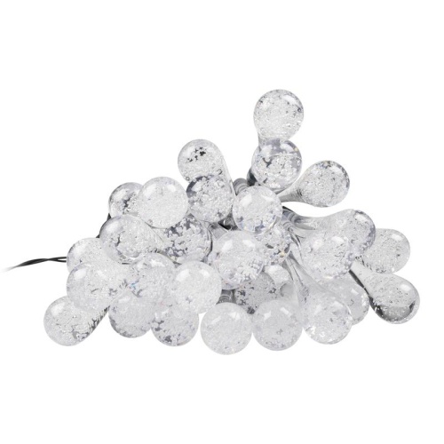 Светильник светодиодный SLR-G08-30W садовый; гирлянда капли теплый бел. солнечная батарея | код. 5040960 | ФАZА фото 2