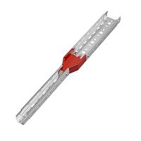 Переходник для лотка центральный 50х50-100 сталь 1мм "ПЛЮС" PDplus50-50-100-C КМ PL0759