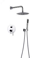 Душевая система с тропическим душем ПСМ-ST-02 встраиваемая тип См–ДшОРЗШтШл | код PSM-ST-02 | PROFSAN