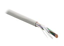 Hyperline UUTP100-C3-S26-IN-PVC-GY (UTP100-C3-SOL-26AWG-IN-PVC-GY) Кабель витая пара. неэкранированная U/UTP. категория 3. 100 пар (26 AWG). одножильный (solid). PVC. –20 C - +60 C. серый | код 36574 | Hyperline