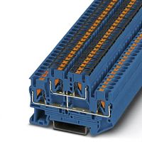 Двухъярусные клеммы PTTB 2,5-PV BU | код 3000715 | PHOENIX CONTACT
