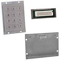 Клавиатура цифровая антивандальная влагозащищённая RUICHI RPS01-12-RM, pin, нержавеющая сталь | код 113016 | Ruichi