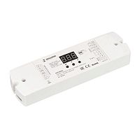 Декодер SMART-DMX512-204-62-RGBW-RDM-SUF (12-48V, 4x350-1200mA) (IARL, IP20 Пластик, 5 лет) | код 37441 | Arlight