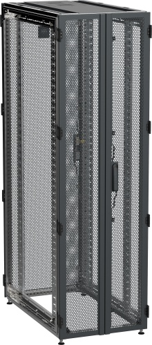 ITK by ZPAS Шкаф серверный 19" 47U 600х1200мм двухстворчатые перфорированные двери черный РФ | код ZP05-47U-0612-P2P-R | IEK