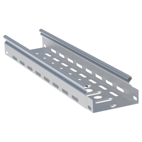 Лоток перфорированный 50х200х3000-0,55 мм | код L5020001-0,55 | EKF Лоток перфорированный 50х200х3000-0,55 мм | код L5020001-0,55 | EKF