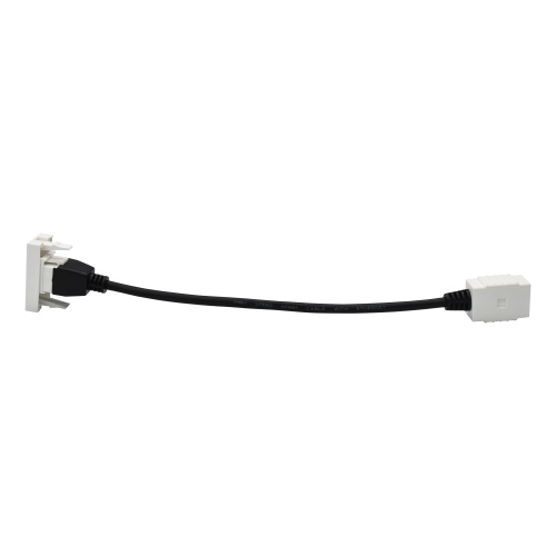 PRIMER РКМ-10-00-П Розетка HDMI M/M (1 модуль) белая IEK | код PR-KK40D-RH-0-1-K01 | IEK фото 4