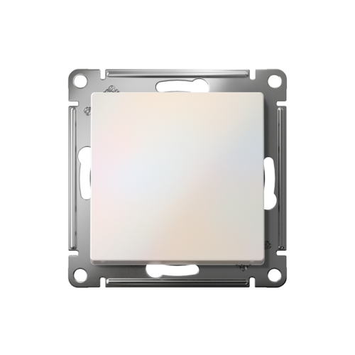 ATLASDESIGN ВЫКЛЮЧАТЕЛЬ с самовозвратом, сх.1, 10АХ, быстрозажимные клеммы, ЖЕМЧУГ | код ATN000415S | Systeme Electric